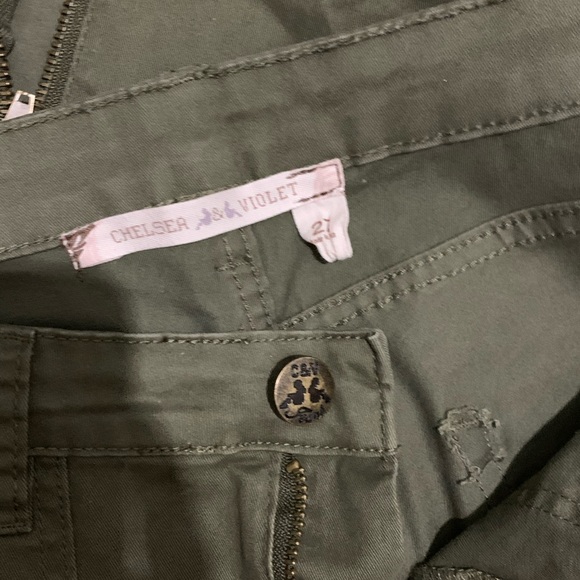 Chelsea and violet army green pants - Picture 2 of 5
